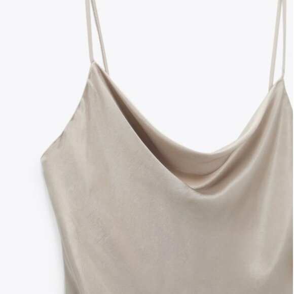 SATIN EFFECT CAMISOLE - Picture 2 of 9